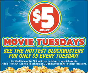 5 Dollar Movie Tuesdays